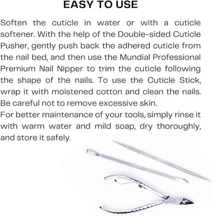 Alicates para Cutículas Mundial – 778 Premium ou 522 Classic