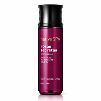 Body Splash Nativa SPA Rosas Secretas 200ml – O Boticário