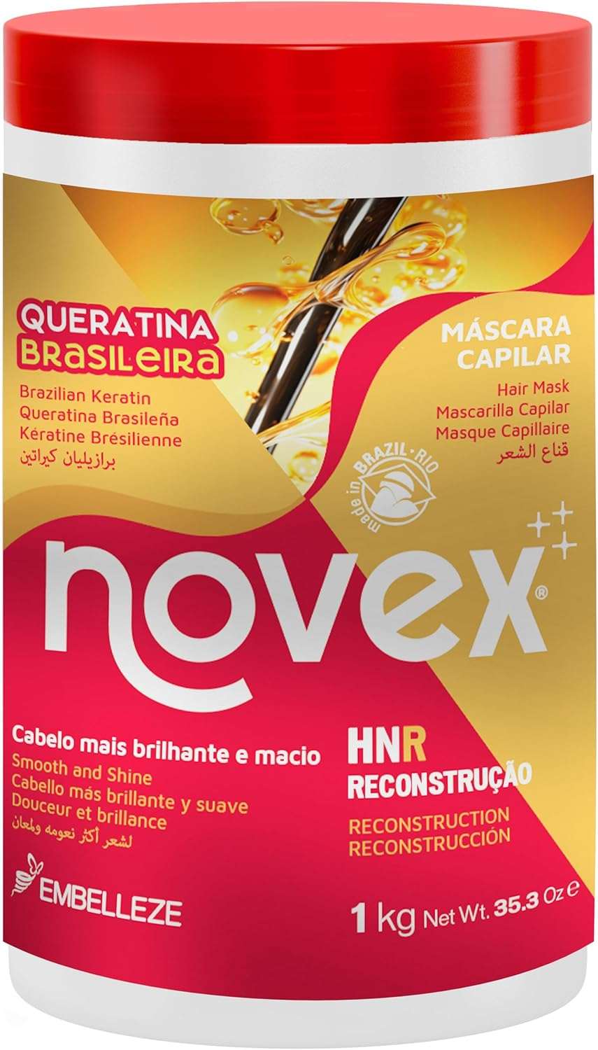 Novex Brazilian Keratin – Creme de Tratamento Extra Profundo 1kg