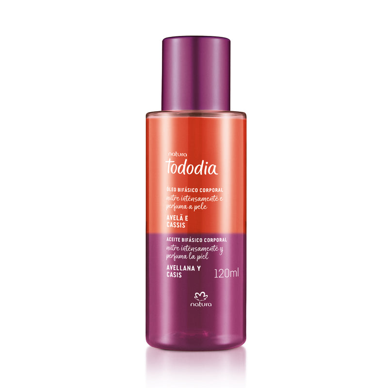 Óleo Bifásico Corporal Tododia Avelã e Cassis – Natura