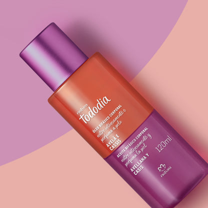 Óleo Bifásico Corporal Tododia Avelã e Cassis – Natura