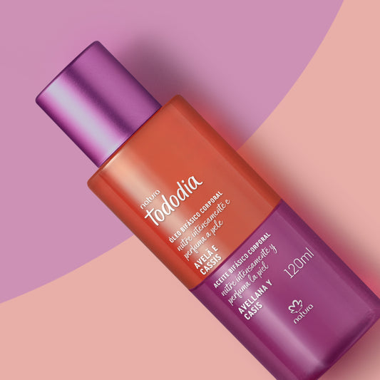 Óleo Bifásico Corporal Tododia Avelã e Cassis – Natura