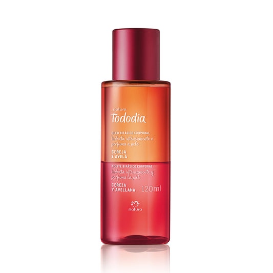 Óleo Bifásico Corporal Tododia Cereja e Avelã