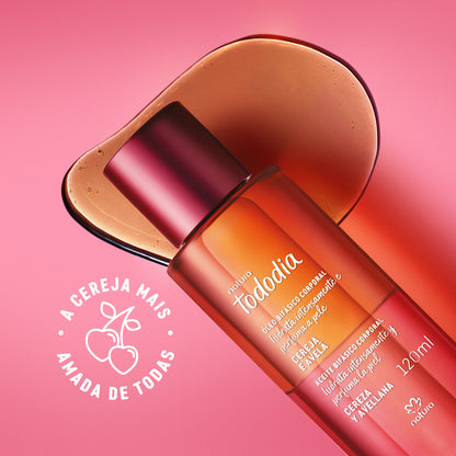 Óleo Bifásico Corporal Tododia Cereja e Avelã