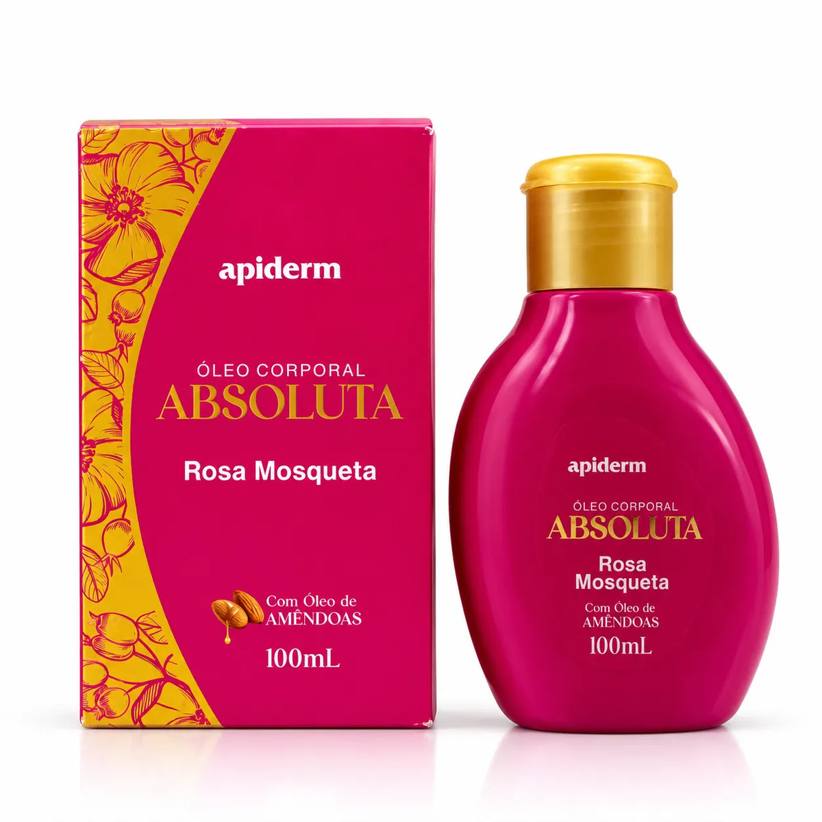 Óleo Corporal Apiderm Absoluta Rosa Mosqueta 100ml –  Apiderm