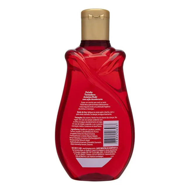Óleo Corporal de Amêndoas Paixão Tentadora Ameixa Rubi 200ml – Paixão