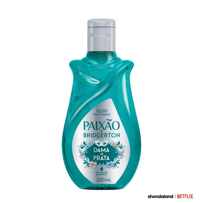 Óleo Corporal Dama de Prata – Paixão & Bridgerton