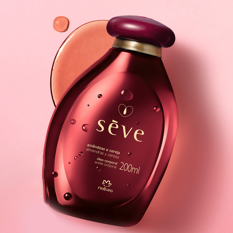Óleo Desodorante Corporal Sève Amêndoas &amp; Cereja 200 ml