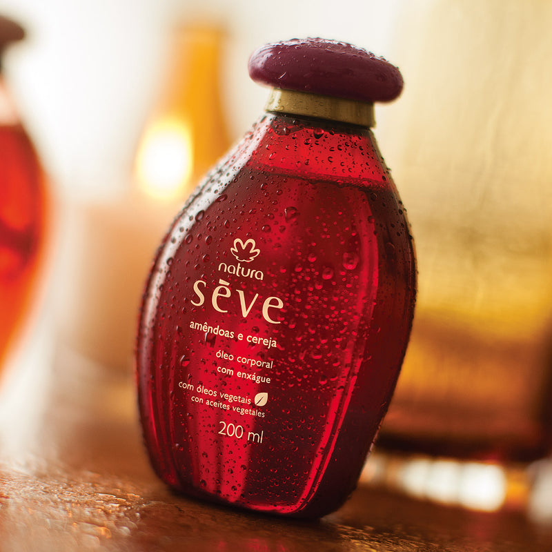 Óleo Desodorante Corporal Sève Amêndoas &amp; Cereja 200 ml