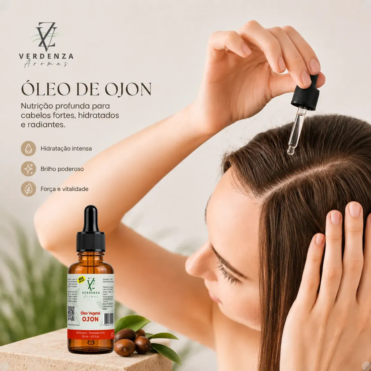 Óleo Vegetal de Ojon 30ml – Verdenza Aromas