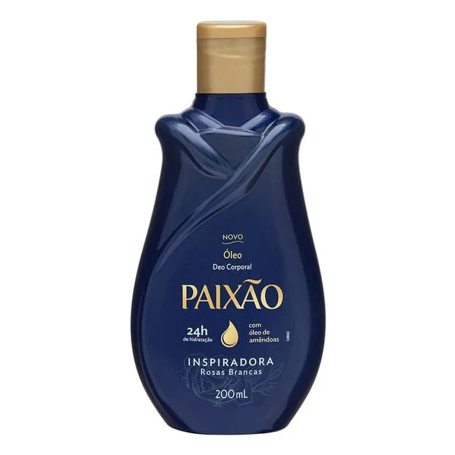 Óleo Corporal de Amêndoas Paixão Inspiradora Rosas Brancas – Paixão