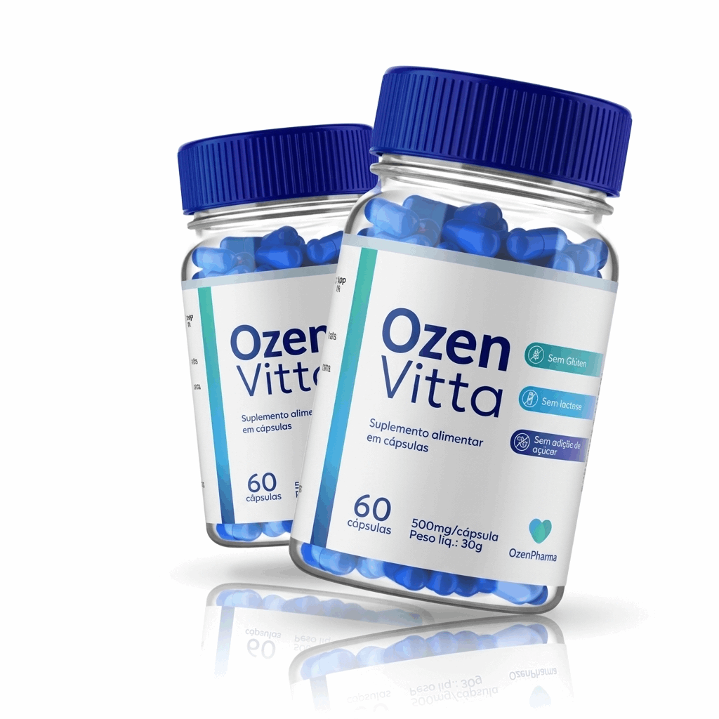 Ozen Vitta – Suplemento Alimentar Natural – 1 Frasco com 60 Cápsulas – Original