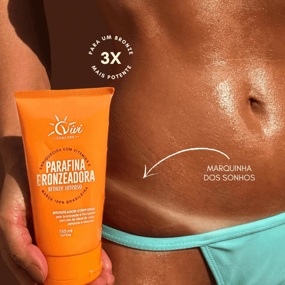 Parafina Bronzeadora 150ml Vivi Suncare