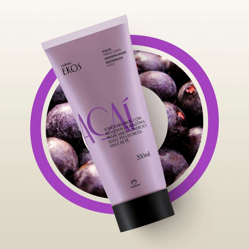 Ekos Açaí Deodorant Hydrating Body Pulp 200 ml
