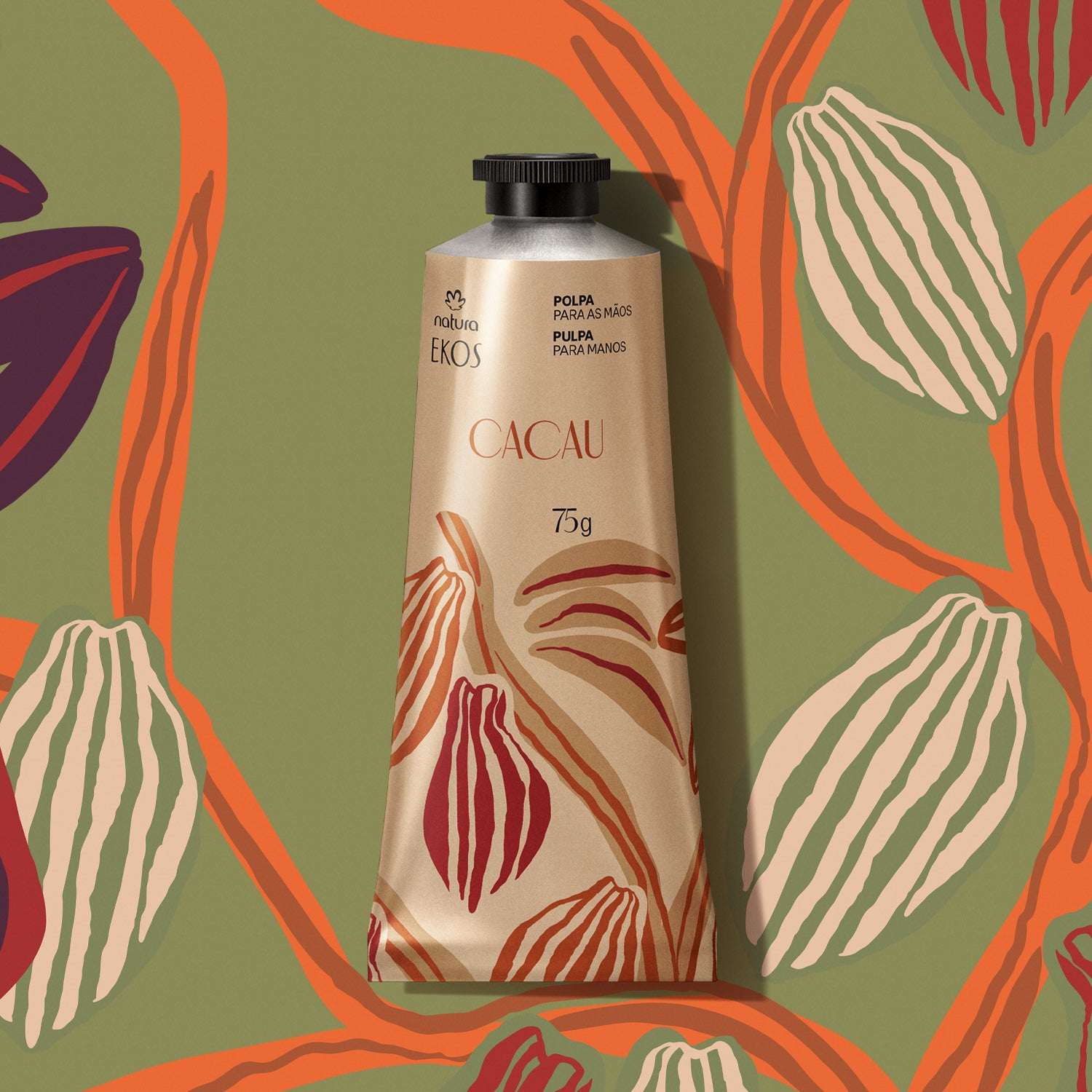 Polpa Hidratante para Mãos e Unhas Ekos Cacau – Natura