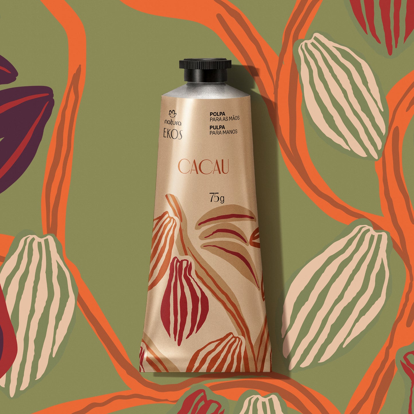 Polpa Hidratante para Mãos e Unhas Ekos Cacau – Natura