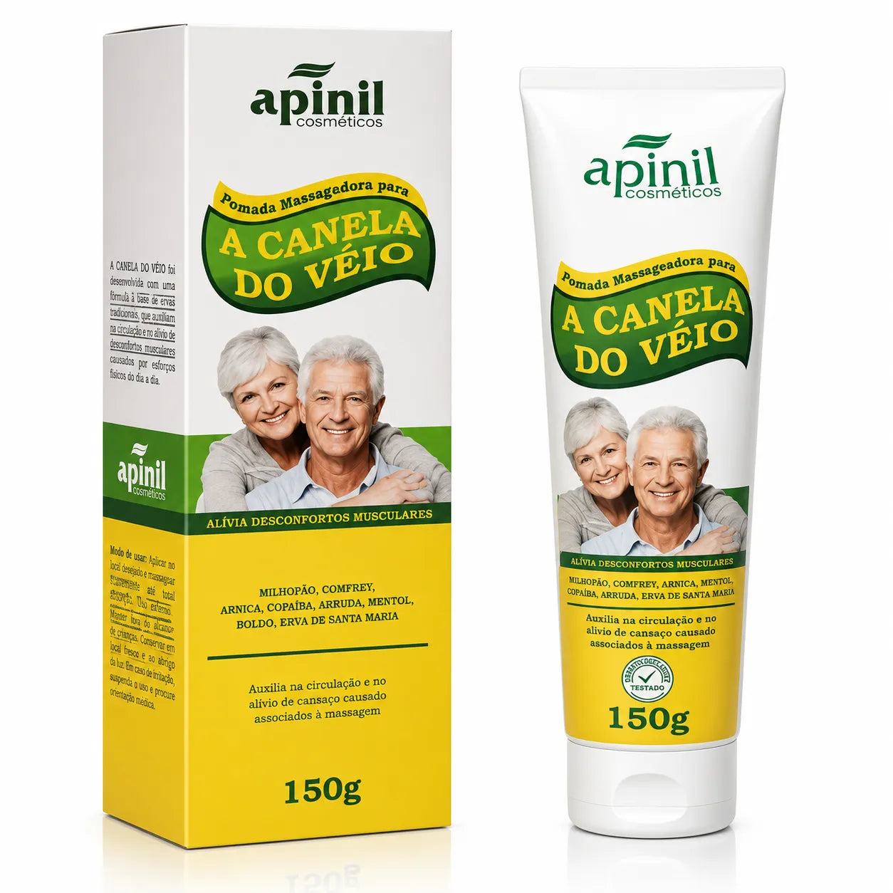 Pomada Massageadora Canela de Velho 150g