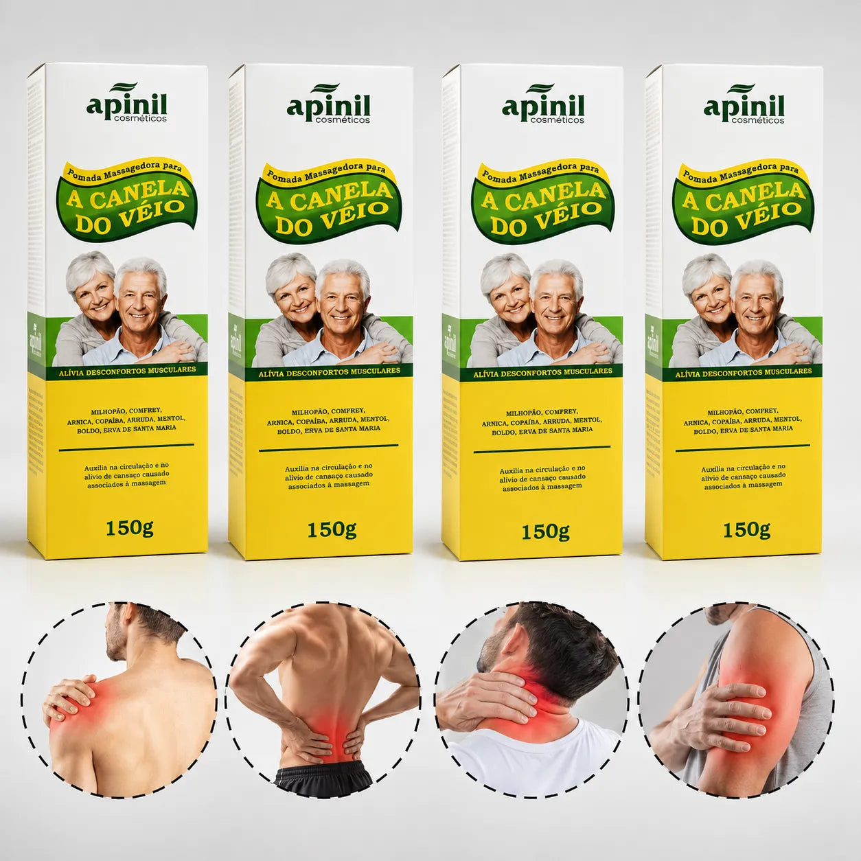 Pomada Massageadora Canela de Velho 150g