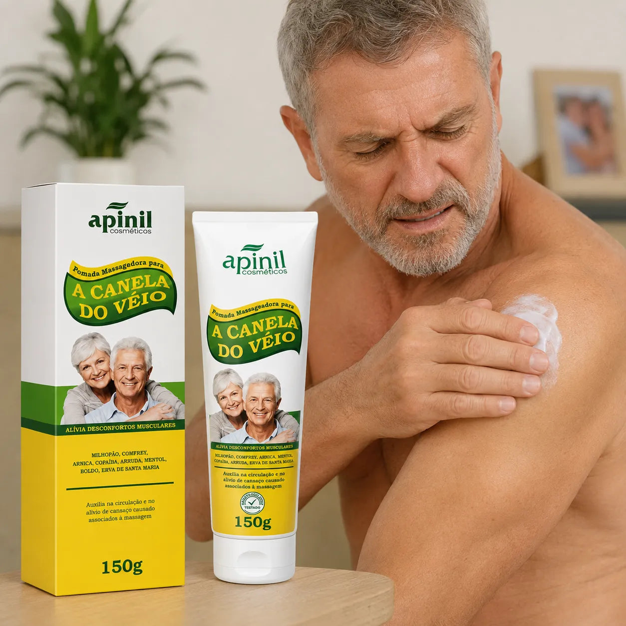 Pomada Massageadora Canela de Velho 150g