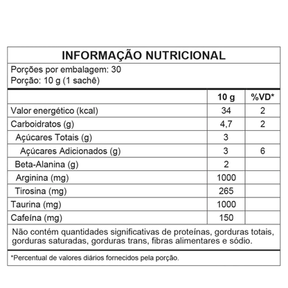 Power Pink Limão Pré-Treino 300g – Wpink
