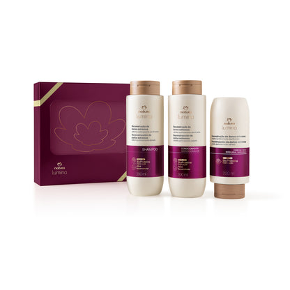 Presente Natura Lumina Reconstrução – 3 produtos + caixa exclusiva