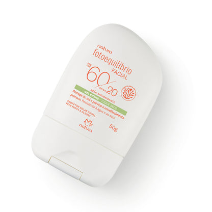 Protetor Facial Gel Creme FPS 60 FPUVA 20 Fotoequilíbrio 50g – Natura