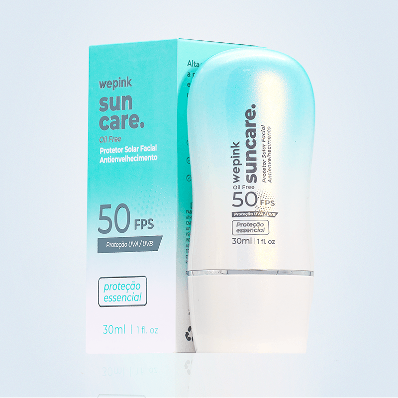 Protetor Solar Facial FPS 50 Suncare 30ml – WePink