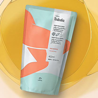 Refil Creme Desodorante Nutritivo Corporal Tododia Macadâmia – Natura