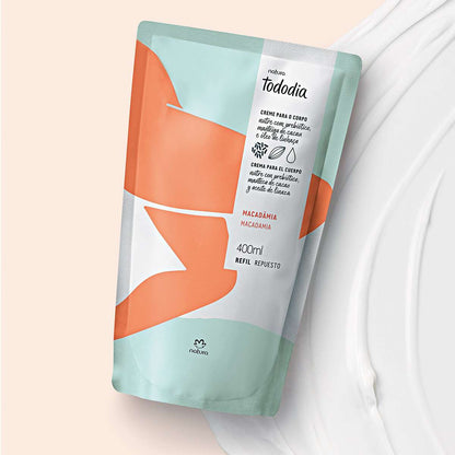Refil Creme Desodorante Nutritivo Corporal Tododia Macadâmia – Natura