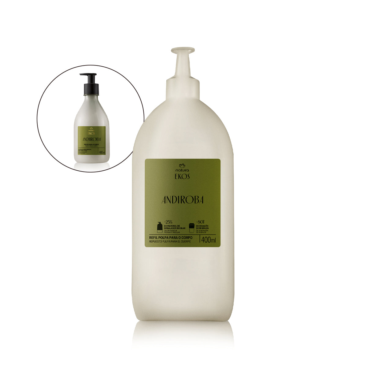 Refil Polpa Desodorante Hidratante Corporal Ekos Andiroba – Natura
