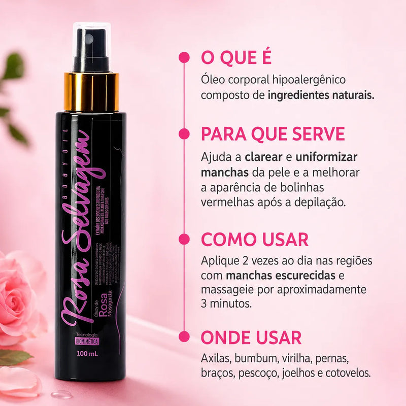 Rosa Selvagem Body Oil – Óleo Corporal