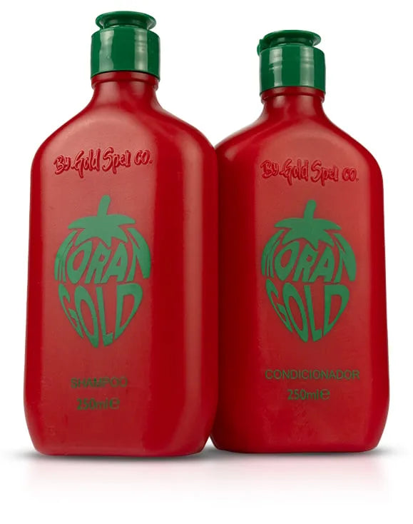 Shampoo e Condicionador Morangold 2 Frascos - 250ml Cada