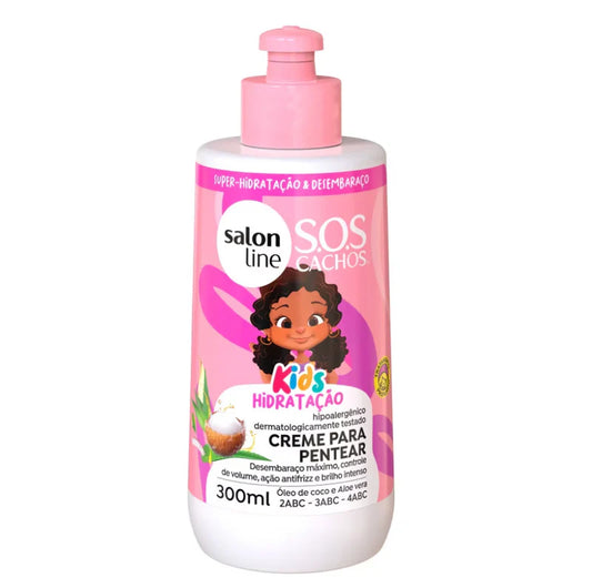 Creme para Pentear SOS Cachos Kids Hidratação 300ml – Salon Line