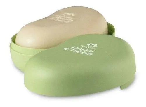 Sabonete Barra Vegetal Com Saboneteira Papai E Bebê – 100g