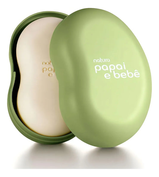 Sabonete Barra Vegetal Com Saboneteira Papai E Bebê – 100g