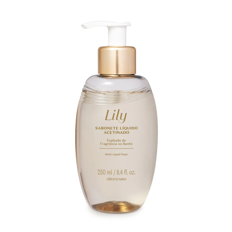 Sabonete Líquido Acetinado Lily – 250ml – O Boticário