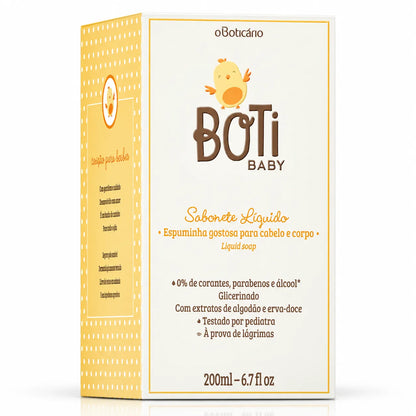 Sabonete Líquido Cabelo e Corpo Boti Baby 200ml – O Boticário