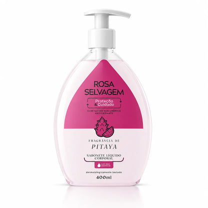 Sabonete Líquido Corporal Pitaya 400ml – Rosa Selvagem