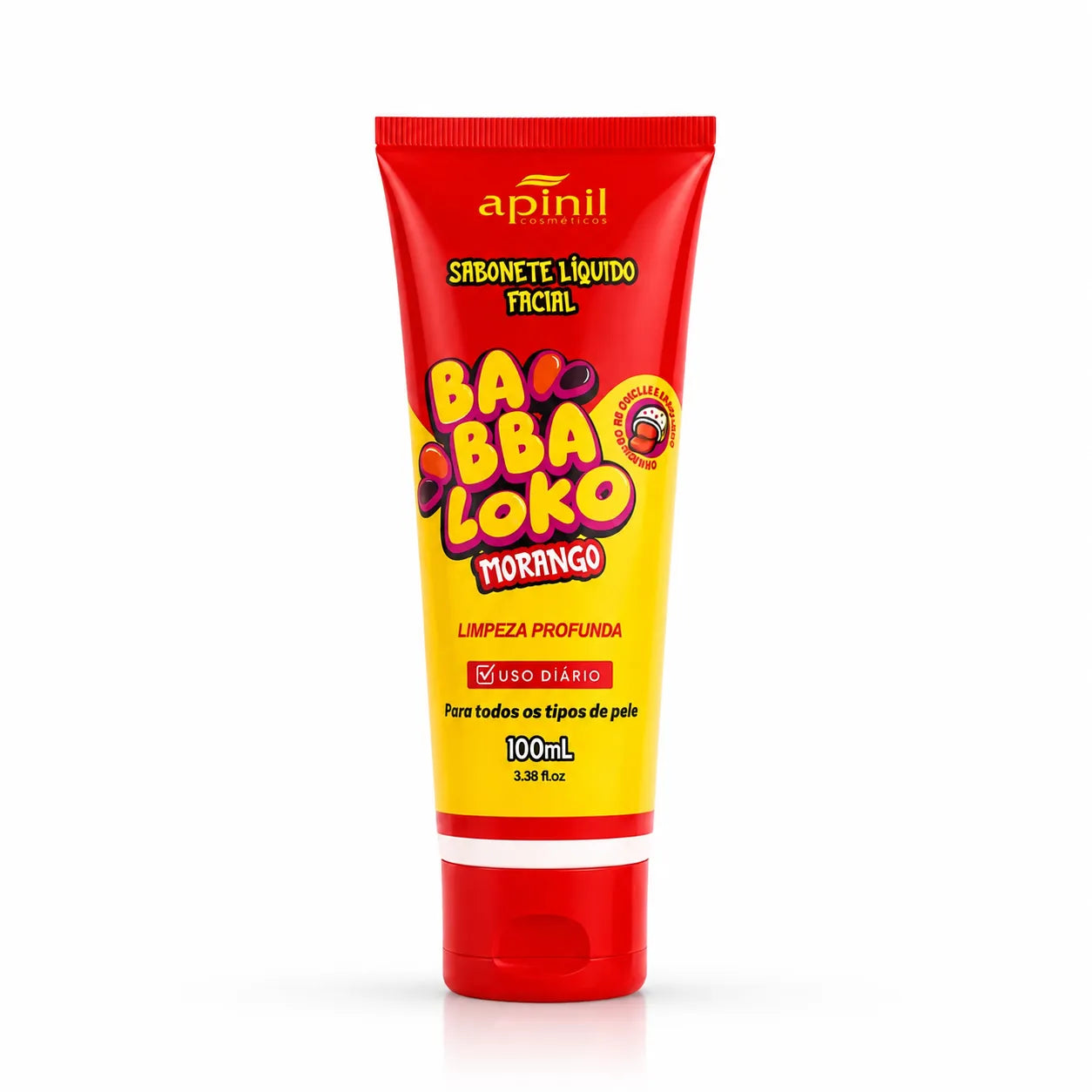 Sabonete Líquido Facial Babbaloko Morango 100ml