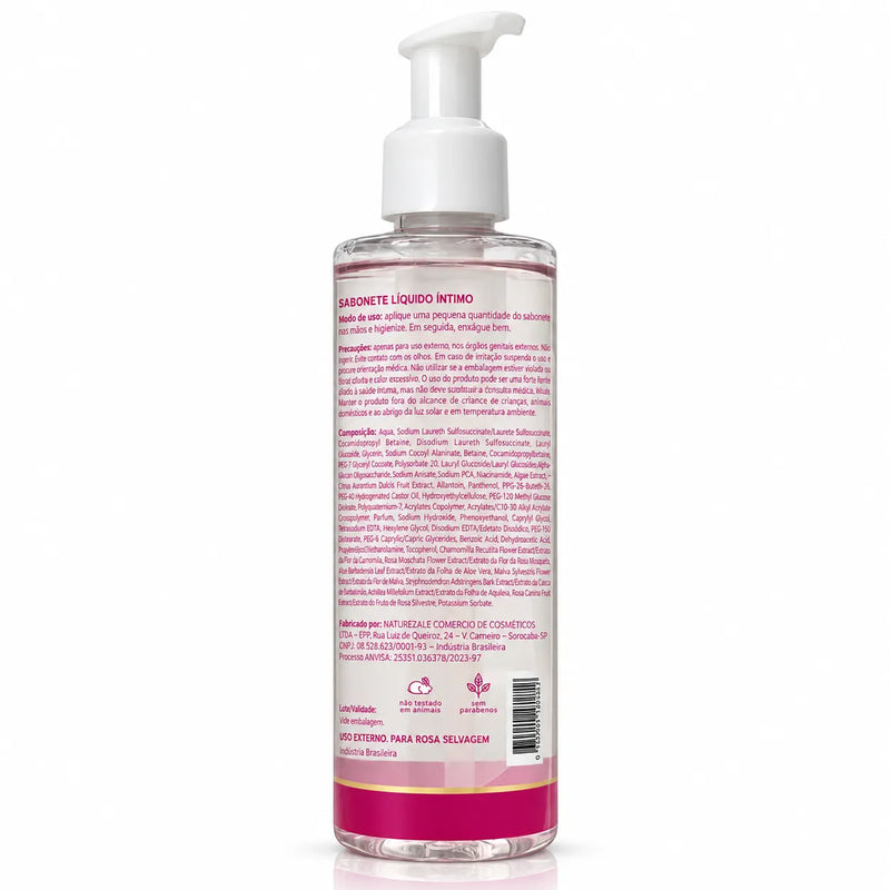 Sabonete Líquido Íntimo Rosa Candy 200ml – Rosa Selvagem