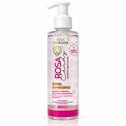 Sabonete Líquido Íntimo Rosa Candy 200ml – Rosa Selvagem