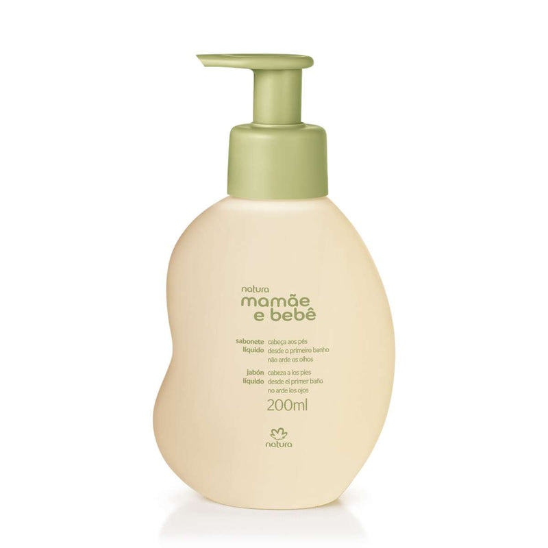 Sabonete Líquido Cabeça aos Pés – Mamãe e Bebê (Natura) | 98% Ingredientes Naturais