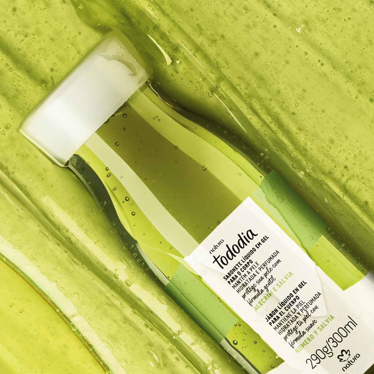 Sabonete Líquido em Gel Tododia Alecrim e Sálvia – Natura