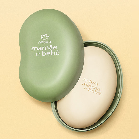 Sabonete em Barra Mamãe e Bebê com Saboneteira – Natura