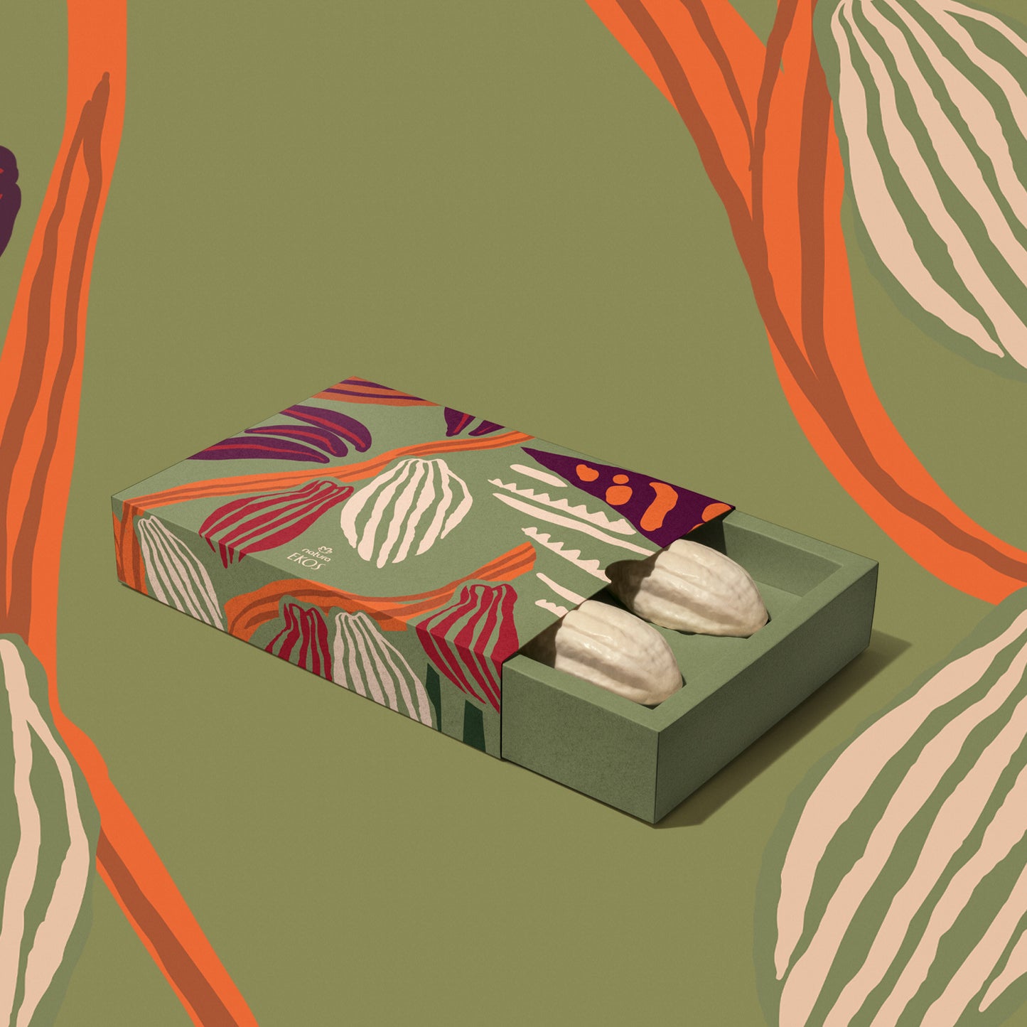 Sabonete em Barra Ekos Cacau – Caixa com 4 Unidades – Natura