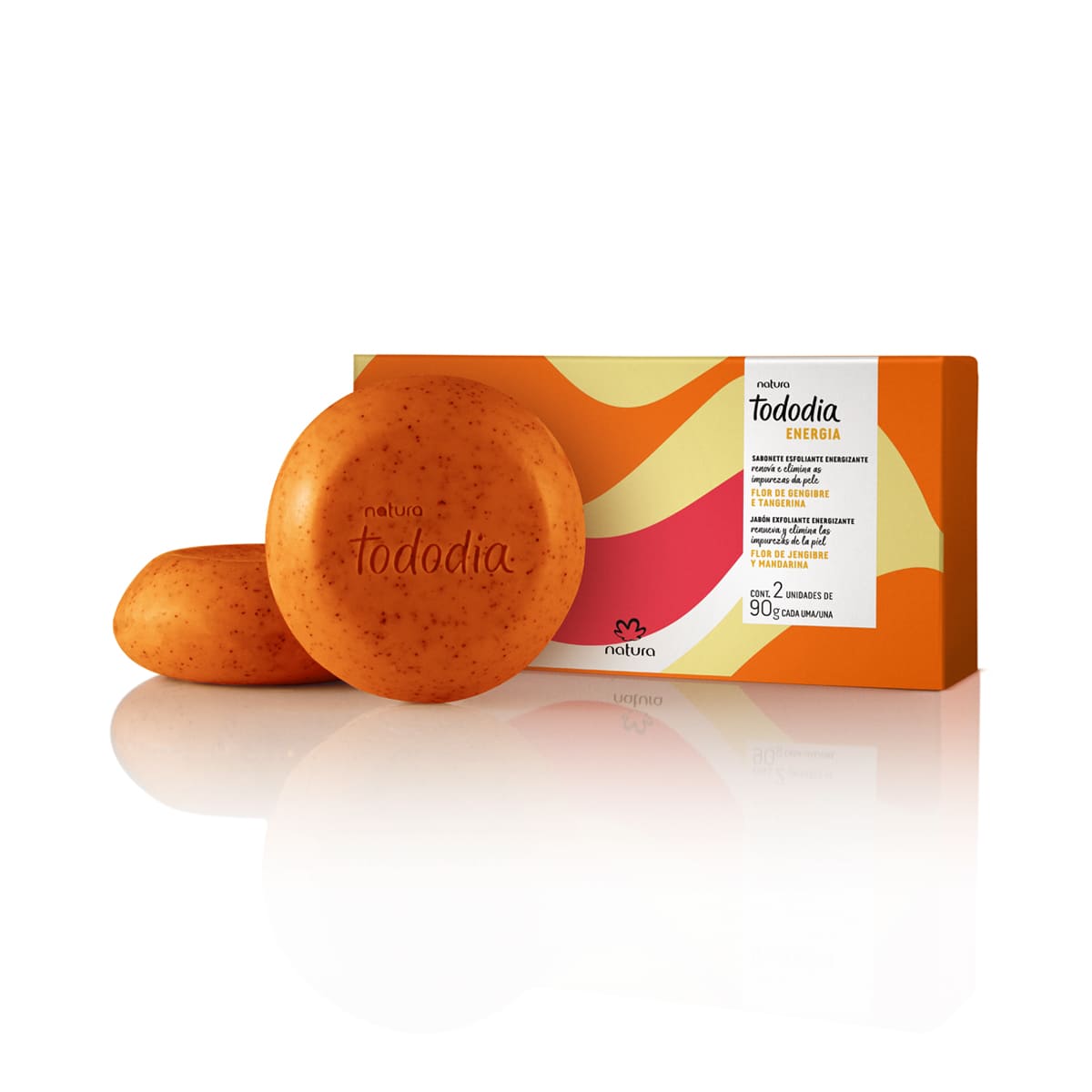 Sabonete em Barra Esfoliante Tododia Energia 2x90g – Natura
