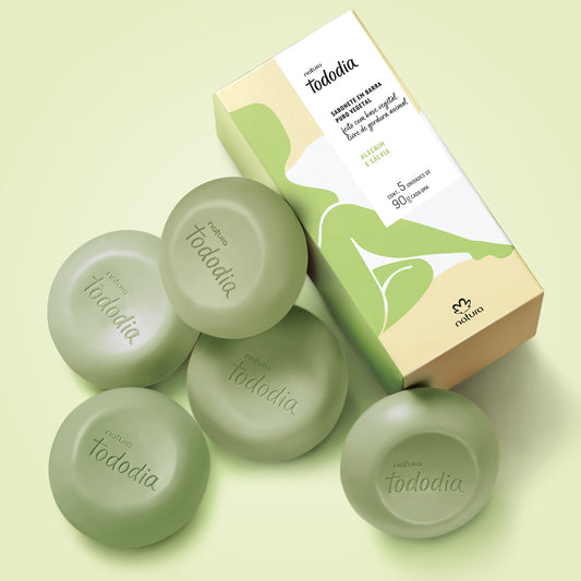 Sabonete em Barra Puro Vegetal Tododia Alecrim e Sálvia – Natura