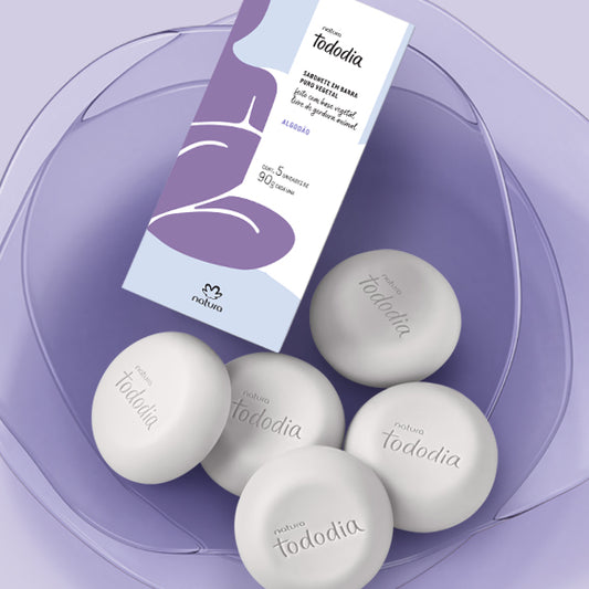 Sabonete em Barra Puro Vegetal Tododia Algodão – Natura