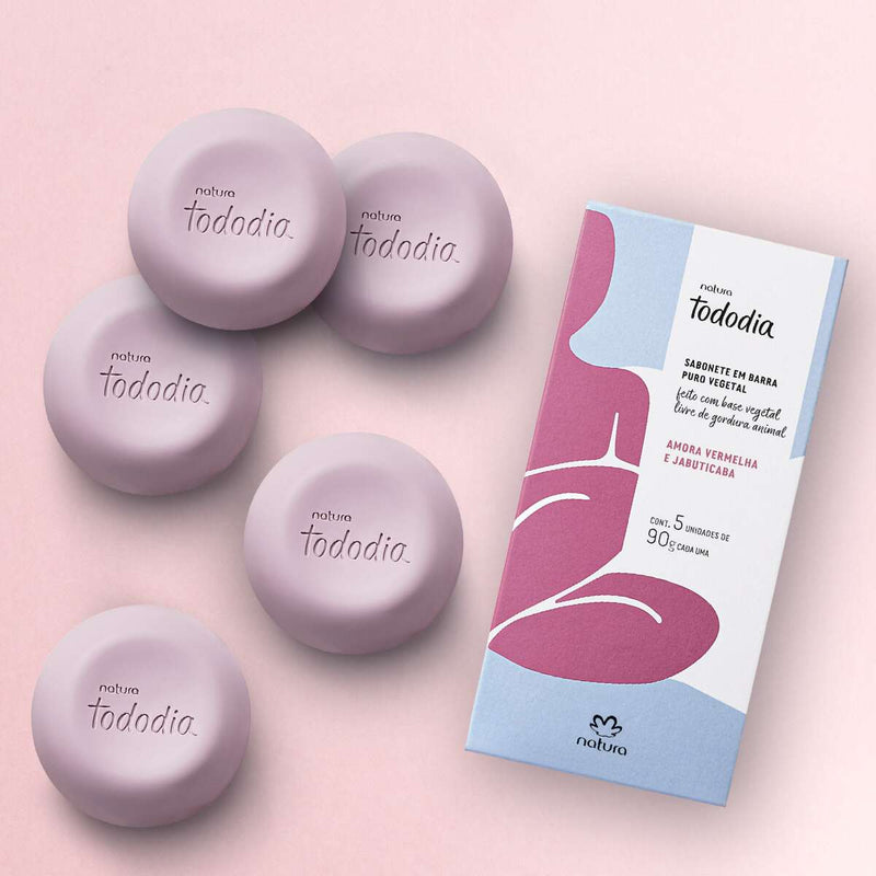 Sabonetes em Barra Natura Tododia - Variadas Fragrâncias Disponível