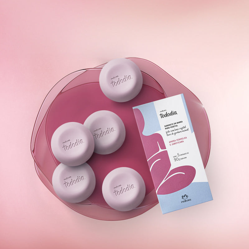 Sabonetes em Barra Natura Tododia - Variadas Fragrâncias Disponível
